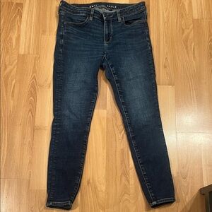 American Eagle Outfitters Women's Deep Indigo Stretch Skinny Jegging Jeans